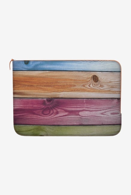 DailyObjects Wooden Rainbow MacBook Air 11 Zippered Sleeve DailyObjects Wooden Rainbow MacBook Air 11 Zippered Sleeve