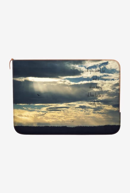 DailyObjects Silver Lining MacBook Air 11 Zippered Sleeve DailyObjects Silver Lining MacBook Air 11 Zippered Sleeve