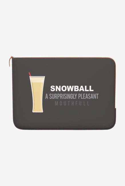DailyObjects Snowball MacBook Pro 15 Zippered Sleeve DailyObjects Snowball MacBook Pro 15 Zippered Sleeve