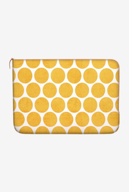 DailyObjects Yellow Dots MacBook Pro 13 Zippered Sleeve DailyObjects Yellow Dots MacBook Pro 13 Zippered Sleeve