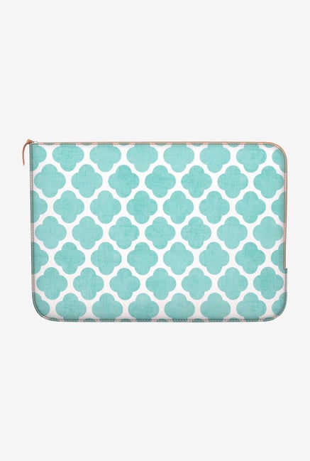 DailyObjects Teal Clover MacBook Pro 13 Zippered Sleeve DailyObjects Teal Clover MacBook Pro 13 Zippered Sleeve