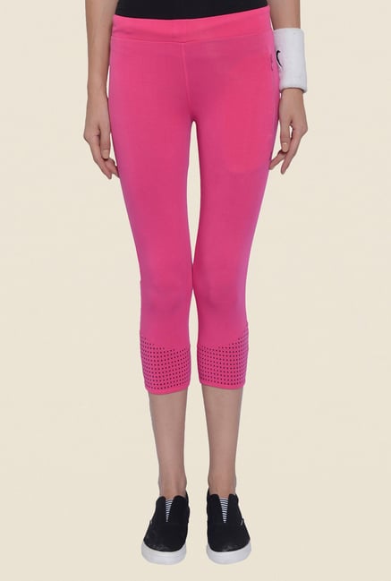 Sweet Dreams Pink Solid Capris Sweet Dreams Pink Solid Capris