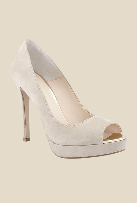 Tresmode Firenze Beige Peeptoe Stilettos Tresmode Firenze Beige Peeptoe Stilettos