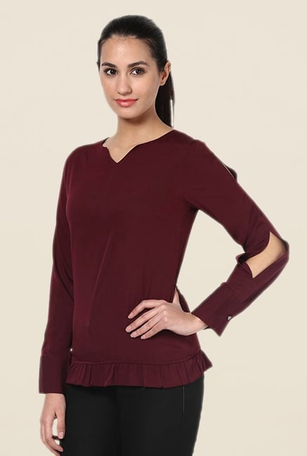 Kaaryah Wine Solid Top Kaaryah Wine Solid Top