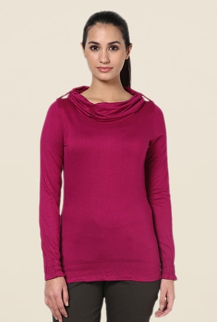 Kaaryah Magenta Solid Top Kaaryah Magenta Solid Top