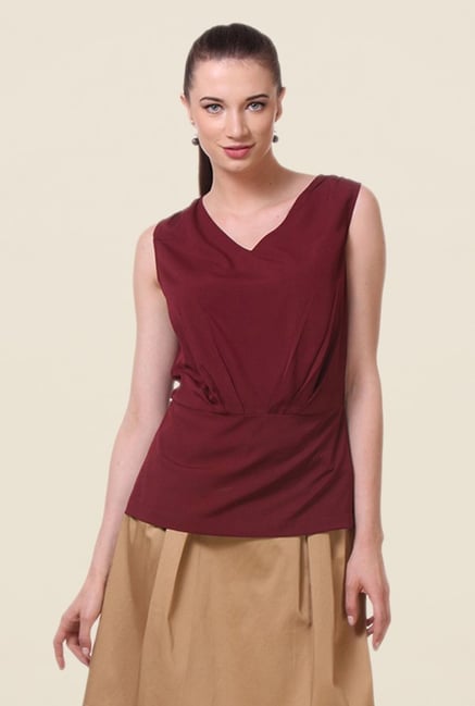 Kaaryah Wine Solid Top Kaaryah Wine Solid Top