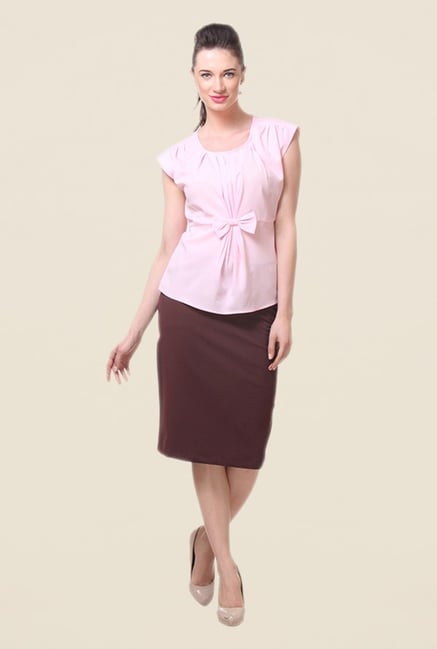 Kaaryah Pink Solid Top Kaaryah Pink Solid Top