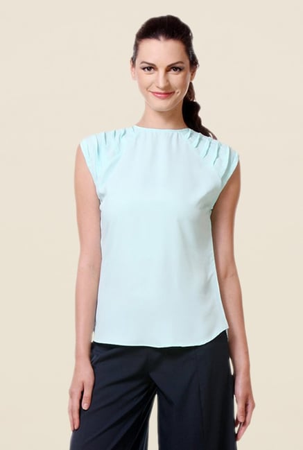 Kaaryah Turquoise Solid Top Kaaryah Turquoise Solid Top