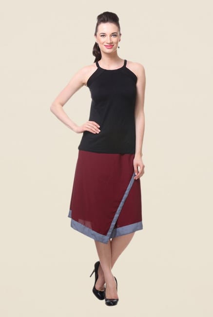 Kaaryah Black Solid Top Kaaryah Black Solid Top