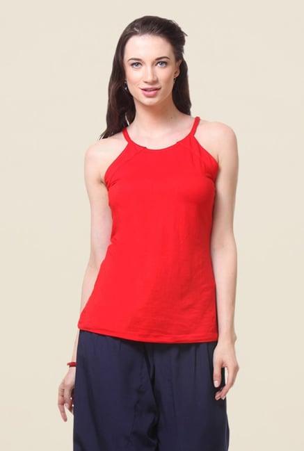 Kaaryah Red Solid Top Kaaryah Red Solid Top