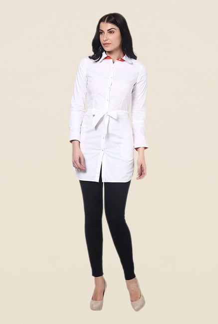Kaaryah White Solid Top Kaaryah White Solid Top