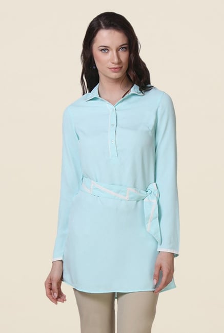 Kaaryah Turquoise Solid Top Kaaryah Turquoise Solid Top