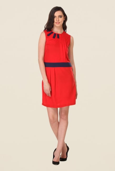 Kaaryah Red Printed Dress Kaaryah Red Printed Dress