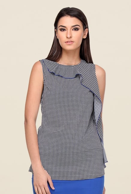 Kaaryah Black Printed Top Kaaryah Black Printed Top