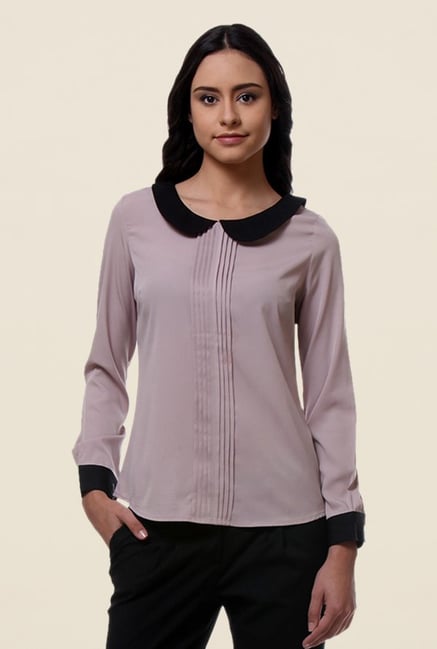 Kaaryah Beige Solid Top Kaaryah Beige Solid Top