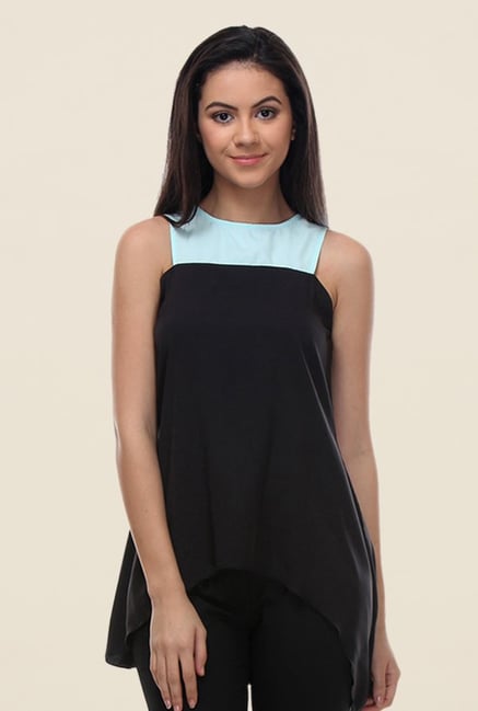 Kaaryah Black Solid Top Kaaryah Black Solid Top