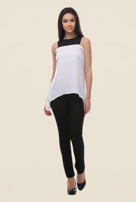 Kaaryah White Solid Top Kaaryah White Solid Top