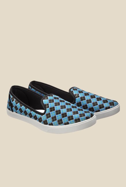 Juan David Blue & Black Plimsolls Juan David Blue & Black Plimsolls