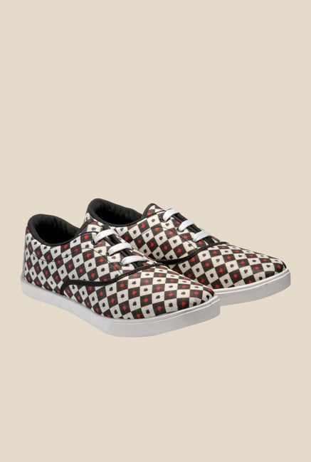 Juan David Brown & Red Plimsolls Juan David Brown & Red Plimsolls