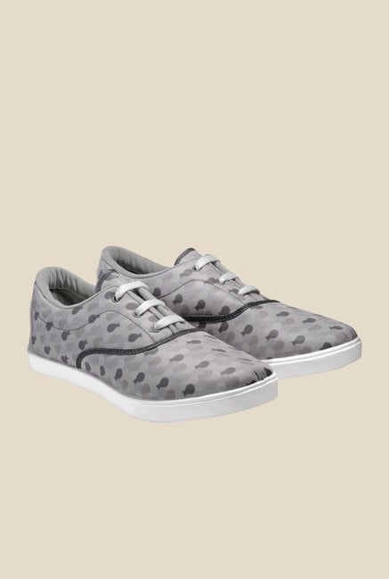 Juan David Grey & White Plimsolls Juan David Grey & White Plimsolls