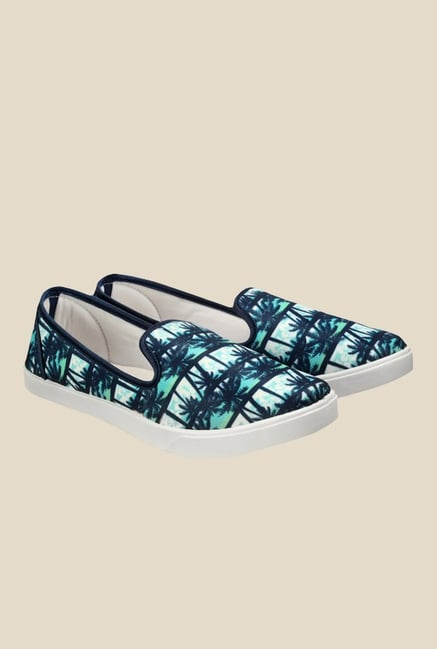 Juan David Black & Turquoise Plimsolls Juan David Black & Turquoise Plimsolls