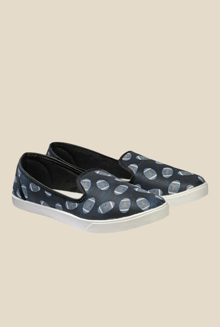 Juan David Black & Blue Plimsolls Juan David Black & Blue Plimsolls