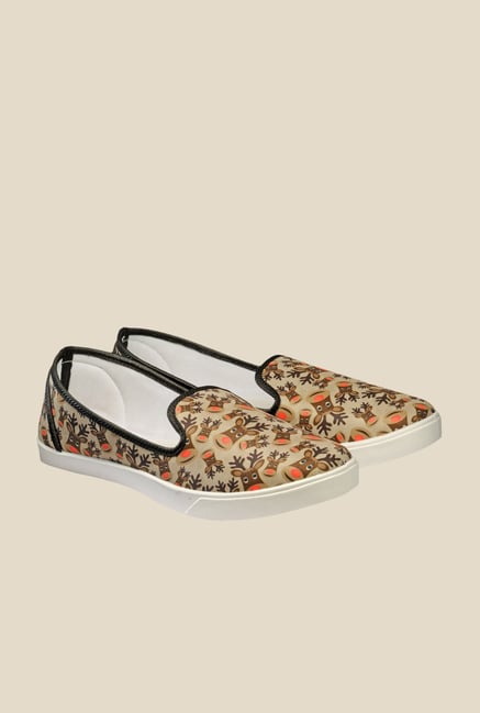 Juan David Beige & Brown Plimsolls Juan David Beige & Brown Plimsolls