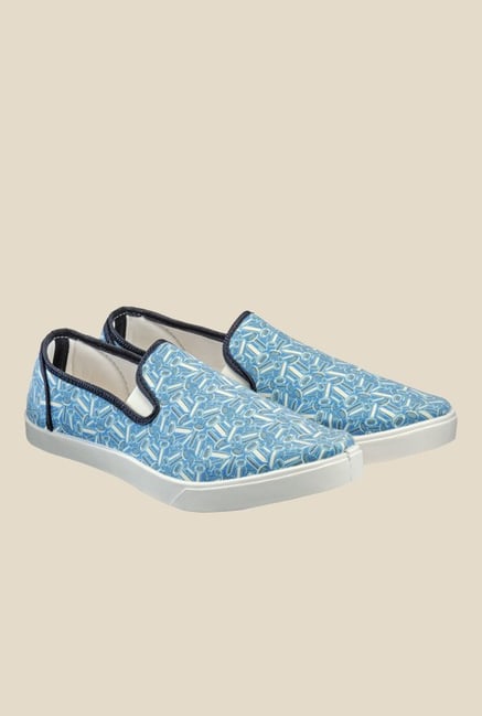 Juan David Blue & White Plimsolls Juan David Blue & White Plimsolls