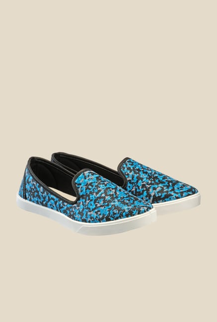 Juan David Blue & Black Plimsolls Juan David Blue & Black Plimsolls