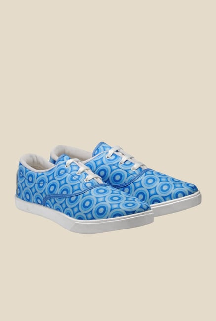 Juan David Blue & White Plimsolls Juan David Blue & White Plimsolls