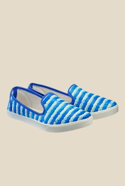 Juan David Blue & White Plimsolls Juan David Blue & White Plimsolls