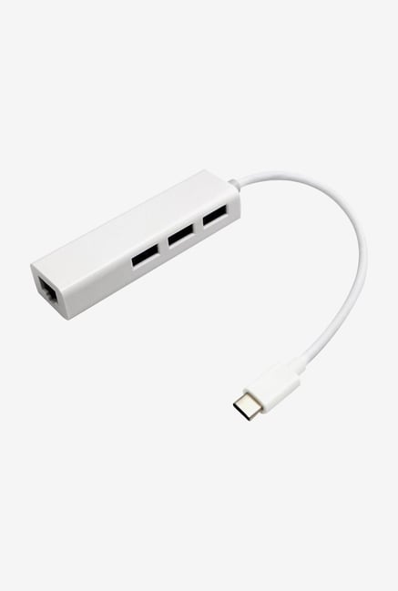 Envent ET-TCM011 Type C to USB and LAN Cable (White) Envent ET-TCM011 Type C to USB and LAN Cable (White)