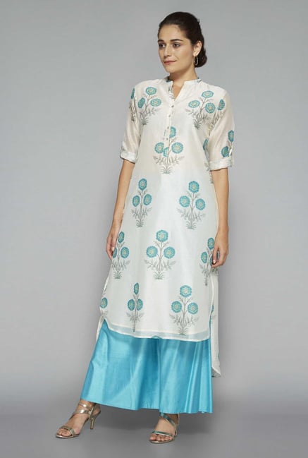 Zuba by Westside Off White Printed Kurta Zuba by Westside Off White Printed Kurta