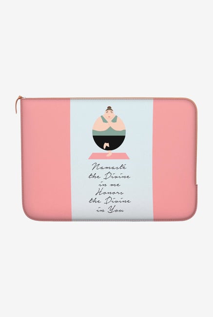 DailyObjects Namaste Macbook Pro 13" Zippered Sleeve DailyObjects Namaste Macbook Pro 13" Zippered Sleeve