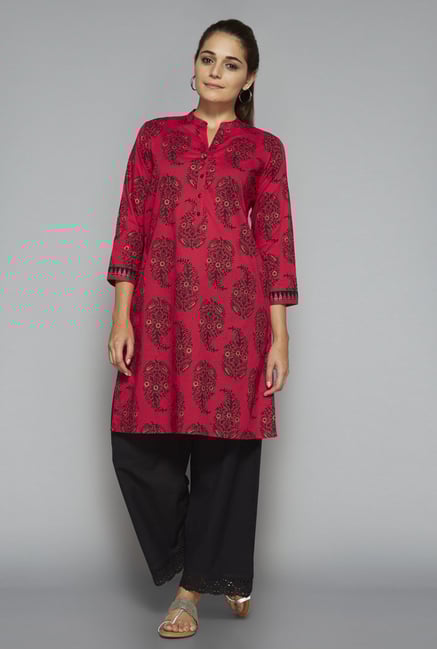 Utsa by Westside Pink Printed Kurta Utsa by Westside Pink Printed Kurta