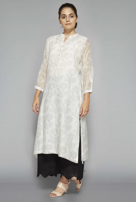 Zuba by Westside Black Embroidered Palazzo Zuba by Westside Black Embroidered Palazzo