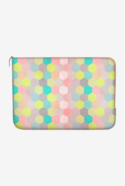 DailyObjects Pastel Hexagon Macbook Pro 15" Zippered Sleeve DailyObjects Pastel Hexagon Macbook Pro 15" Zippered Sleeve
