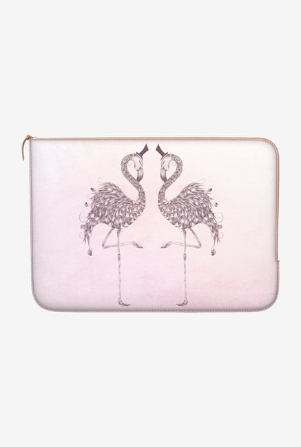 DailyObjects Poetic Flamingo Macbook Pro 13" Zippered Sleeve DailyObjects Poetic Flamingo Macbook Pro 13" Zippered Sleeve