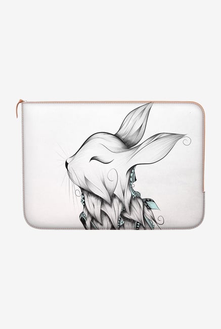 DailyObjects Poetic Rabbit Macbook Pro 13" Zippered Sleeve DailyObjects Poetic Rabbit Macbook Pro 13" Zippered Sleeve