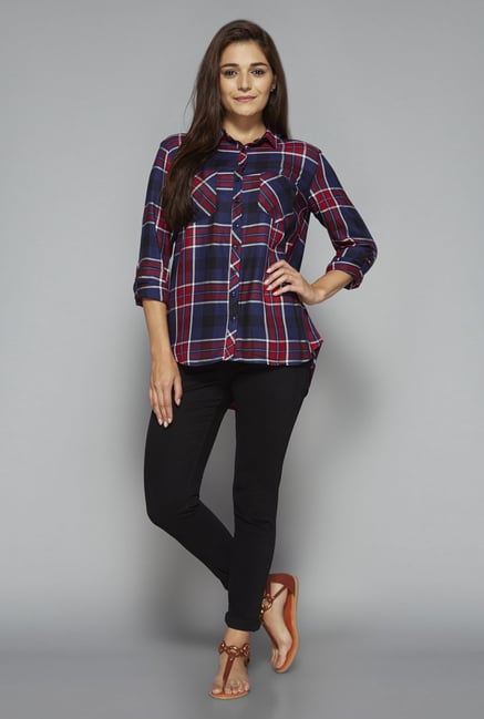 LOV by Westside Navy Ace Blouse LOV by Westside Navy Ace Blouse