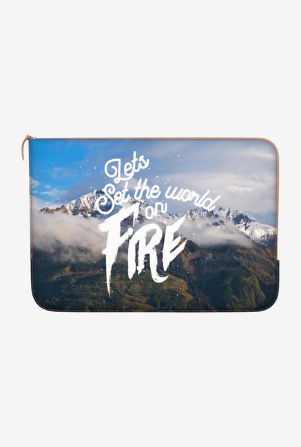 DailyObjects Set World Fire Macbook Air 11" Zippered Sleeve DailyObjects Set World Fire Macbook Air 11" Zippered Sleeve