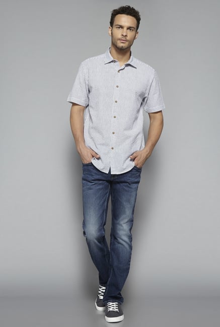 Westsport by Westside White Regular Fit Shirt Westsport by Westside White Regular Fit Shirt