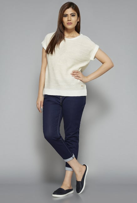 Sassy Soda by Westside Off White Lydia Sweater Sassy Soda by Westside Off White Lydia Sweater