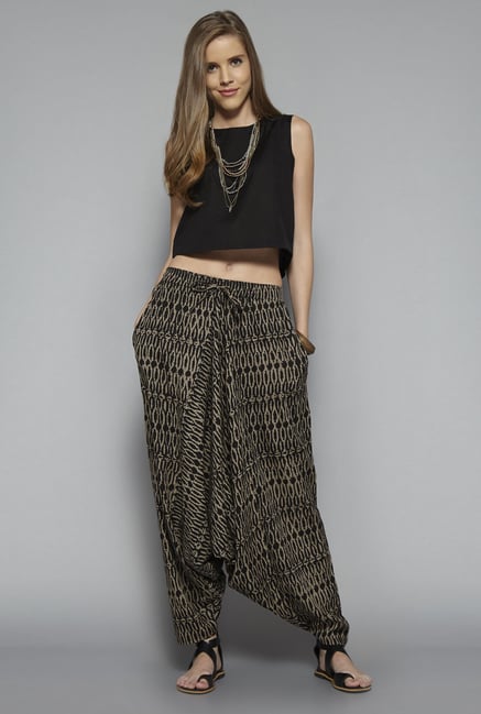 Bombay Paisley by Westside Beige Printed Afghan Pant Bombay Paisley by Westside Beige Printed Afghan Pant