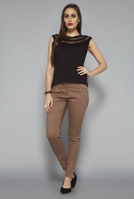 Wardrobe by Westside Black Keisha Top Wardrobe by Westside Black Keisha Top
