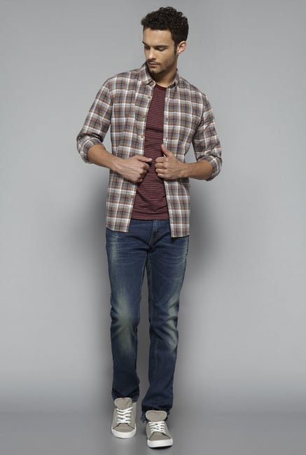 Westsport by Westside Rust Checks Shirt Westsport by Westside Rust Checks Shirt