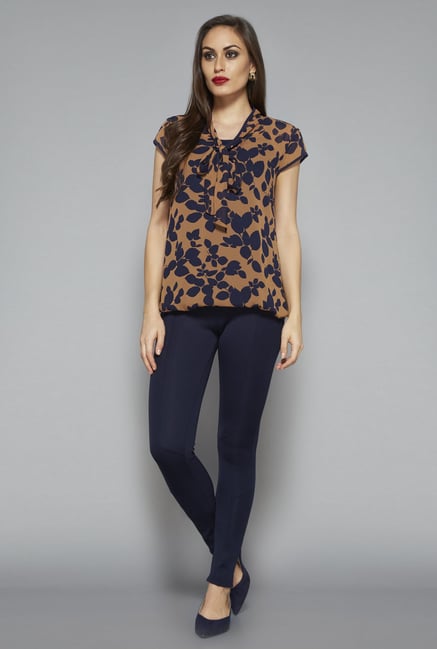 Wardrobe by Westside Navy Lamar Ponte Pant Wardrobe by Westside Navy Lamar Ponte Pant