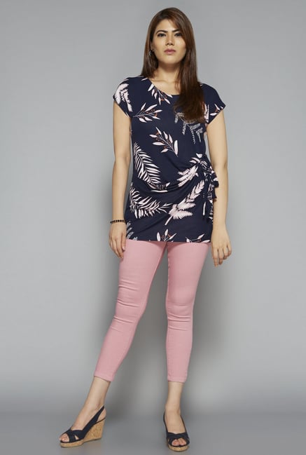 Gia by Westside Light Pink Raw Denim Jeans Gia by Westside Light Pink Raw Denim Jeans