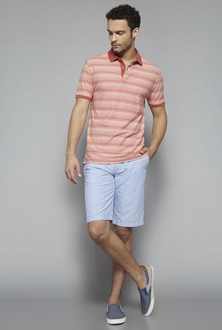 Westsport by Westside Blue Solid Shorts Westsport by Westside Blue Solid Shorts
