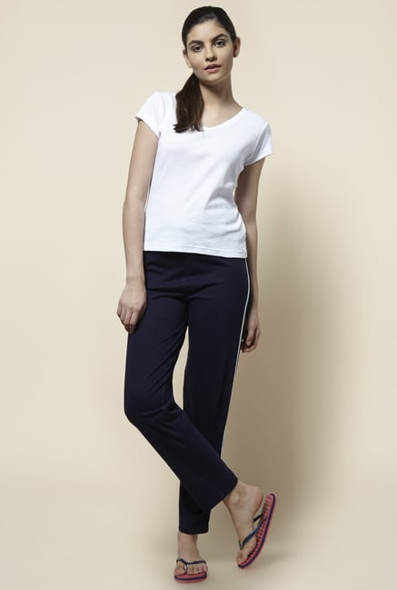 Zudio Navy Solid Pant Zudio Navy Solid Pant